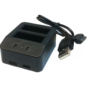 GO213 Gopro Hero 5 Için Ikili Batarya Pil Şarj Cihazı