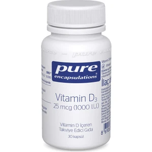 Pure Encapsulations Vitamin D3 1000 Iu 30 Kapsül