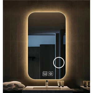 60X70 cm Makyaj Aynalı Dokunmatik Tuşlu Buğu Yapmayan Ledli Banyo Aynası