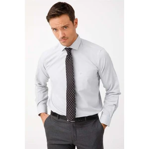 İgs Erkek A.Gri Regularfıt / Rahat Kalıp 7 Cm Klasik Gömlek