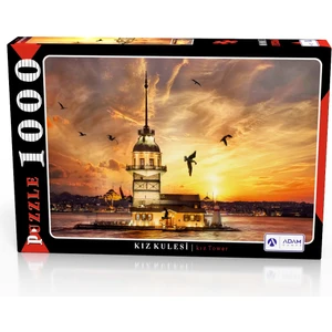 Adam Games Kız Kulesi (Kuşlu) 1000 Parça Puzzle Yapboz