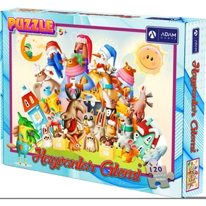 Adam Games Hayvanlar Alemi 120 Parça Puzzle Yapboz