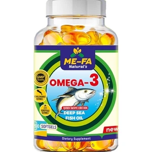 Mefa Naturals Omega 3 200 Softgel Yeni Formül Epa&dha 2000 Mg Balık Yağı Helal Belgeli