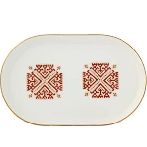 Arabesque Serisi 18CM Kayık Tabak Desen6