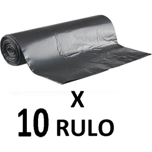 Zengin Çarşım Standart Büyük Boy ( 65X80 cm ) Siyah Çöp Poşeti 10 Rulo 10*10=100 Adet