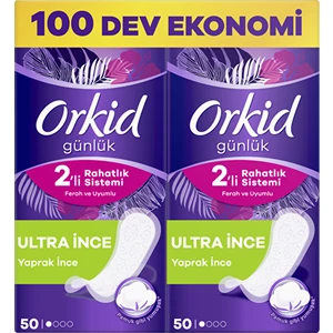 Yaprak Ince Dev Ekonomik Paket Günlük Ped 100'LÜ