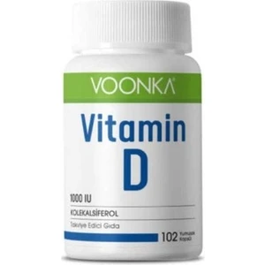 Vitamin D Içeren Takviye Edici Gıda 102 Kapsül