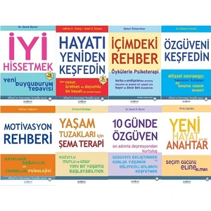 İyi Hissetmek - Şema Terapi - İçimdeki Rehber - Hayatı Yeniden Keşfedin - Özgüveni Keşfedin - 8 Kitap Set