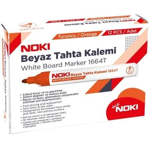 Doldurulabilir Beyaz Tahta Kalemi Turuncu 12 Adet