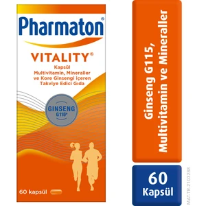 Vitality 60 Kapsül - Ginseng G115, Multivitamin Ve Mineraller