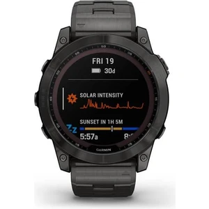 Fenix 7x Sapphire Solar Karbon Gri Dlc Titanyum Kayış