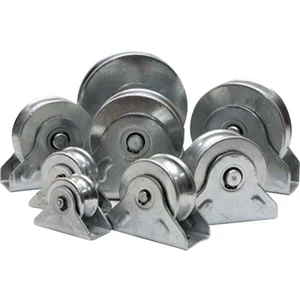 40 Lık Kepli Metal Makara Ray Tekeri 40 mm Kapı Makarası Gazi