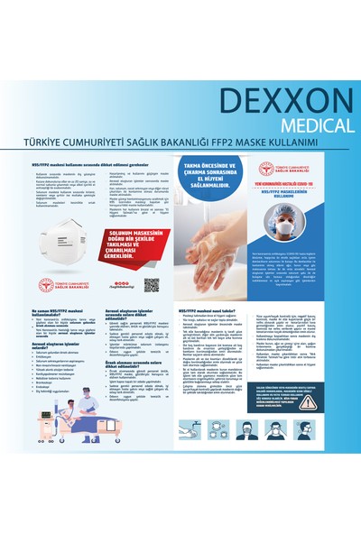 Dexxon Medical Maske Ffp2 Elastik Kulaklı Yeşil-10 Adet