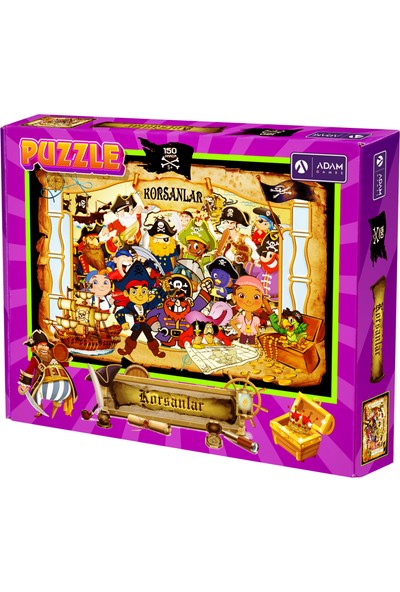 Adam Games Korsanlar 150 Parça Puzzle Yapboz