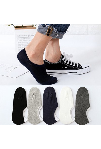 Trendcorap Ekonomik Pamuklu Erkek Sneakers Çorap 6 Çift