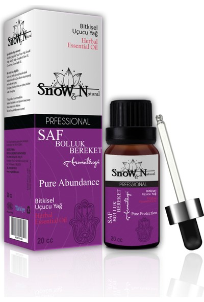 Snow & Natural Saf Bolluk Bereket Aromaterapi Yağ Karışımı 20 ml