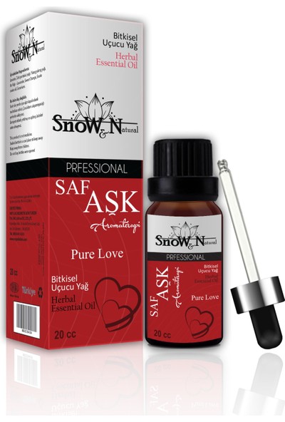 Snow & Natural Saf Aşk Aromaterapi Yağ Karışımı 20ML