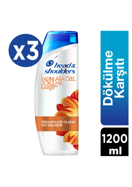 Head&shoulders Şampuan Kadınlara Özel 400 ml x 3