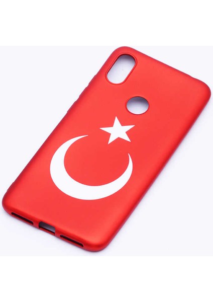 Xiaomi Redmi S2 Kılıf Zore Bayrak Silikon Kılıf Kırmızı modelleri