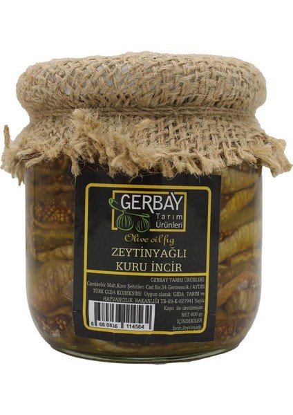 Zeytinyağlı Kuru Incir 400 gr
