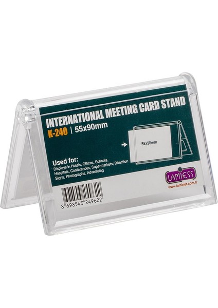 K-240 Masaüstü Reklam Panosu Yatay 5 'li