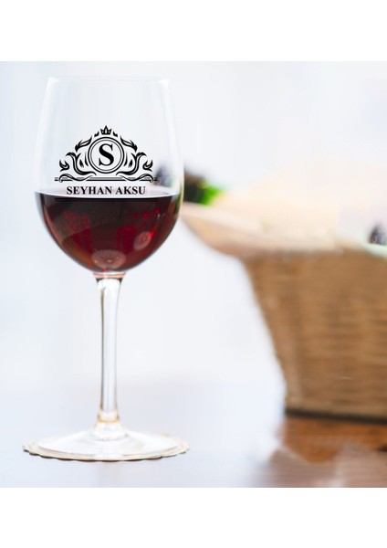 Kişiye Özel Isimli Renkli Baskılı Şarap Kadehi - 12 fiyatları