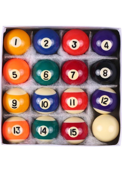 25 mm / 38 mm Çocuk Bilardo Masa Topları Set Reçine (Yurt Dışından)