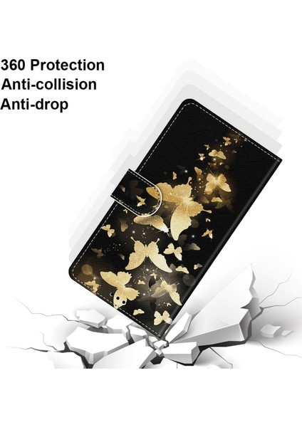 Darbeye Dayanıklı Cüzdan Işlevli Stand Kapaklı Desenli Telefon Kılıfı - Samsung Galaxy S21 (Yurt Dışından) fırsatları