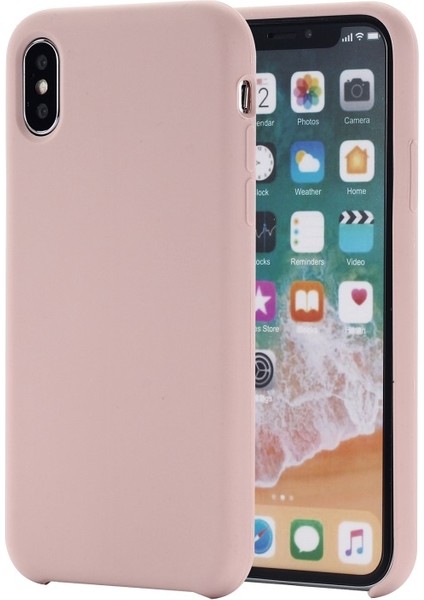 Apple iPhone Xs Max Için Köşe Korumalı Sıvı Silikon Telefon Kılıfı (Yurt Dışından)