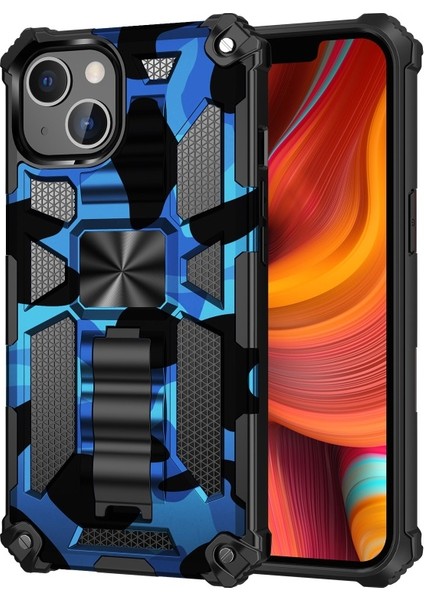 Apple iPhone 13 Pro Max 6.7 Inç Uyumlu Kamuflaj Desen Silikon Telefon Kılıfı (Yurt Dışından)