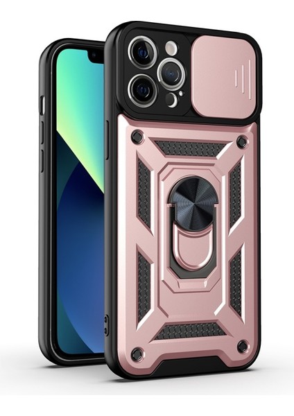 Apple iPhone 13 Pro Max 6.7 Inç Uyumlu Halka Tutucu Tpu Telefonu Kılıfı (Yurt Dışından)