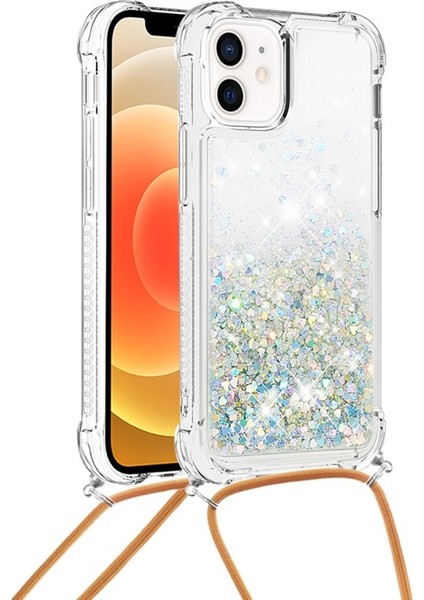 Apple iPhone 12 Mini Için Kayışlı Dinamik Tpu Darbeye Dayanıklı Telefon Kılıfı (Yurt Dışından)