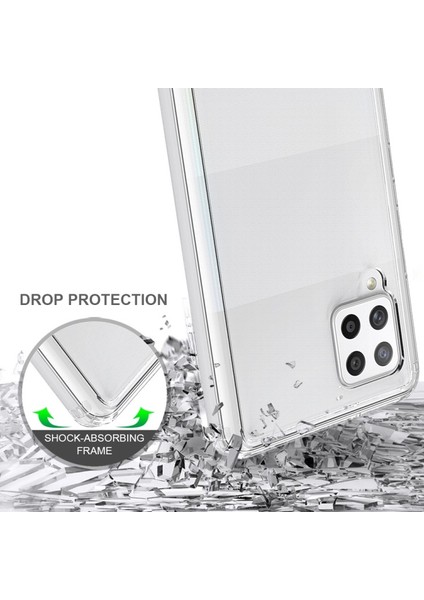 Çizilmeye Dayanıklı Sert Akrilik + Yumuşak Tpu Kenar Hibrid Telefon Kılıfı - Samsung Galaxy A42 5g (Yurt Dışından) indirimleri