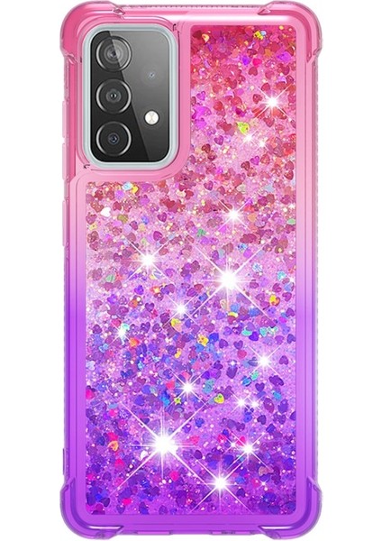 Çizilmeye Dayanıklı Degrade Renkli Parıltılı Tpu Telefon Kılıfı - Samsung Galaxy A52 4g / 5g / A52S 5g (Yurt Dışından) fiyatları