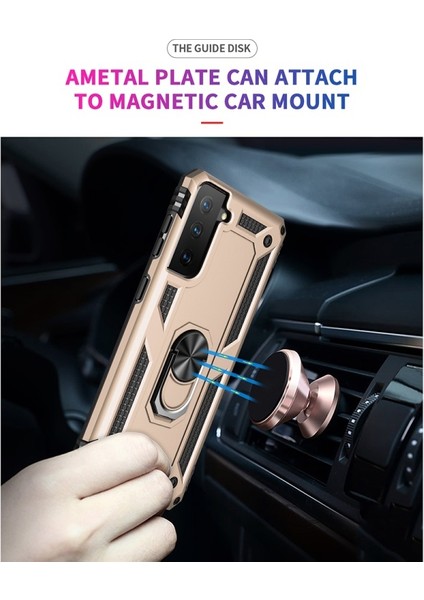 Pc + Tpu + Metal Tutma Halkalı Telefon Kılıfı - Samsung Galaxy S21 Fe (Yurt Dışından) indirimleri