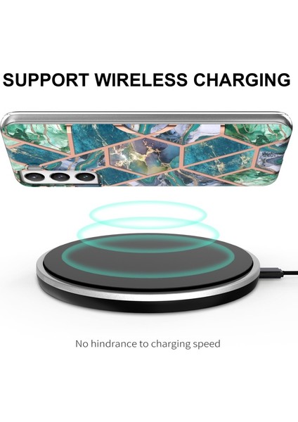 Çizilmeye Dayanıklı Mermer Desenli Galvanik Yumuşak Tpu Koruyucu Telefon Kılıfı - Samsung Galaxy S21 Fe 5g (Yurt Dışından) fırsatları