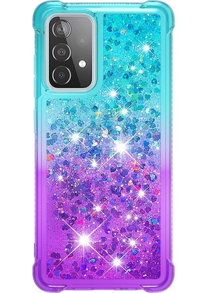 Çizilmeye Dayanıklı Degrade Renkli Parıltılı Tpu Telefon Kılıfı - Samsung Galaxy A52 4g / 5g / A52S 5g (Yurt Dışından) fiyatları