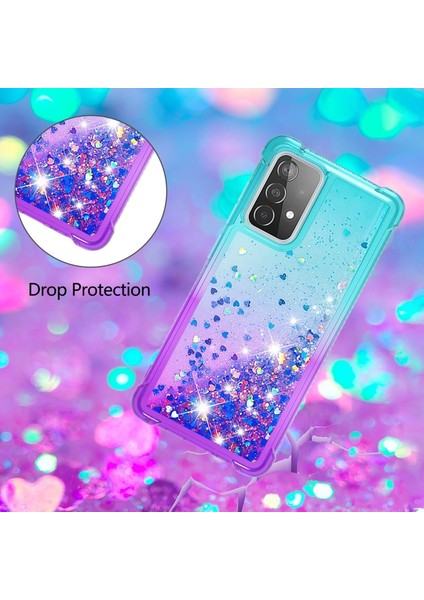 Çizilmeye Dayanıklı Degrade Renkli Parıltılı Tpu Telefon Kılıfı - Samsung Galaxy A52 4g / 5g / A52S 5g (Yurt Dışından) indirimleri