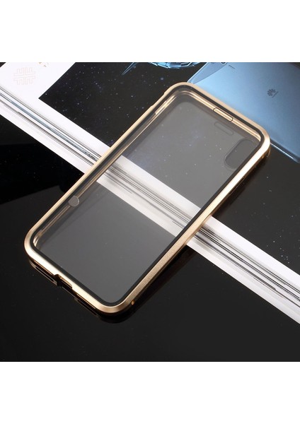 Apple iPhone Xs / x 5.8 Inç Uyumlu Temperli Cam + Metal Çerçeve Telefon Kılıfı (Yurt Dışından) modelleri