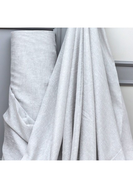 Naturel Keten Açık Gri Renk Kalın Doku1/3 Pileli Tül Perde Kırışmaz Yeni Sezon fiyatları