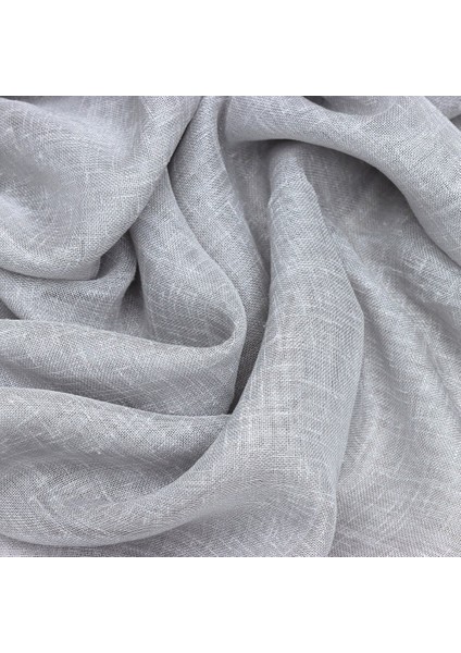 Naturel Keten Açık Gri Renk Kalın Doku1/3 Pileli Tül Perde Kırışmaz Yeni Sezon modelleri