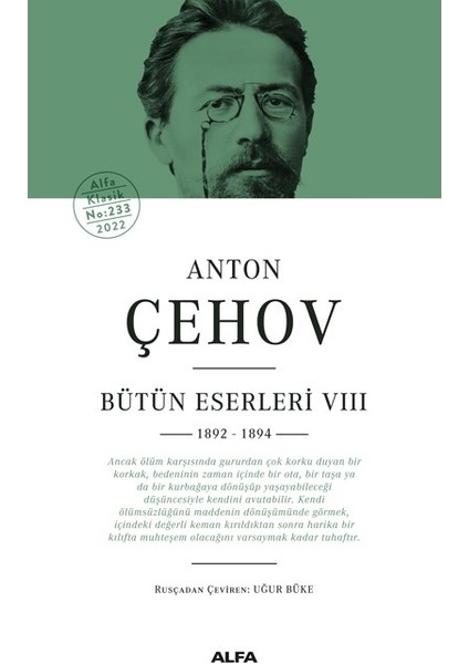 Bütün Eserleri VIII 1892-1894 (Ciltli) - Anton Çehov