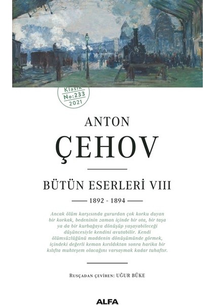 Bütün Eserleri VIII 1892-1894 - Anton Çehov
