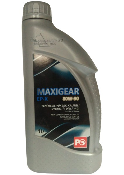 Maxigear Ep-X 80W-90 Dişli Yağı 1 Litre (Üretim Yılı: 2021)