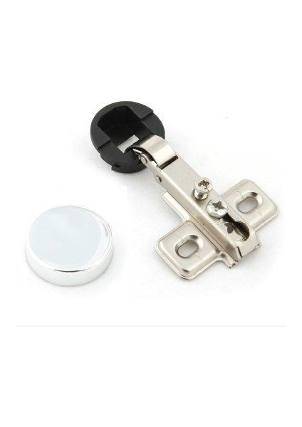 Kapaklı Mini Cam Menteşesi Düz