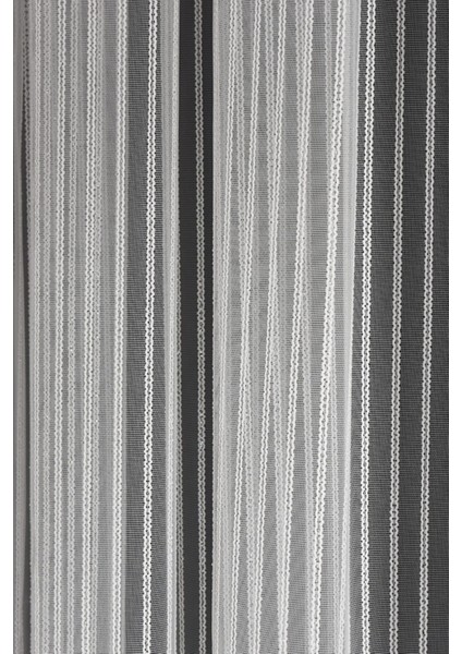 Çizgili İp Tül Gri Parlak Geçiş Kırışmaz 1/3 Sık Pile Yüksek Gramaj fırsatları