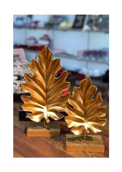 2li Kokoş Yaprak Biblo Gold