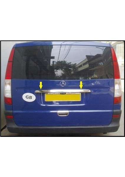 M. Benz Viano W639 Krom Bagaj Çıtası 2004-2014 Paslanmaz Çelik