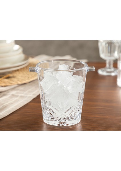 Lunas Cam Buz Kovası 15 cm Şeffaf