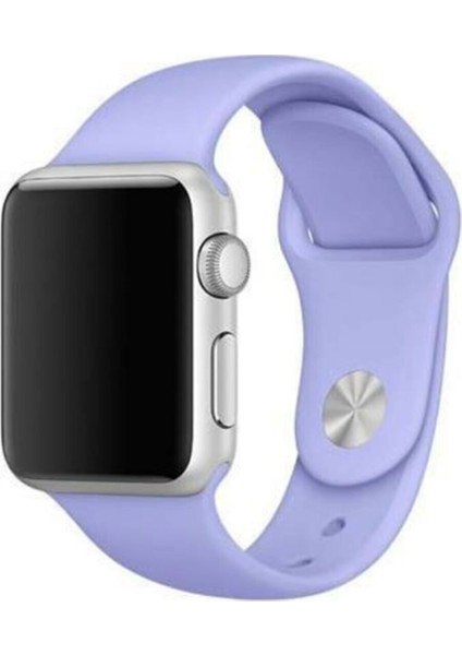 Apple Watch Uyumlu 1 2 3 4 5 6 Se 40MM Yumuşak Pürüzsüz Lila Klasik Kordon